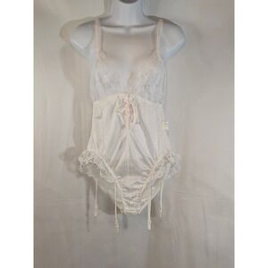 Vintage 1970's Nan Flower Bridal Lingerie 4 piece set Size L NEW!‎ Never worn CC